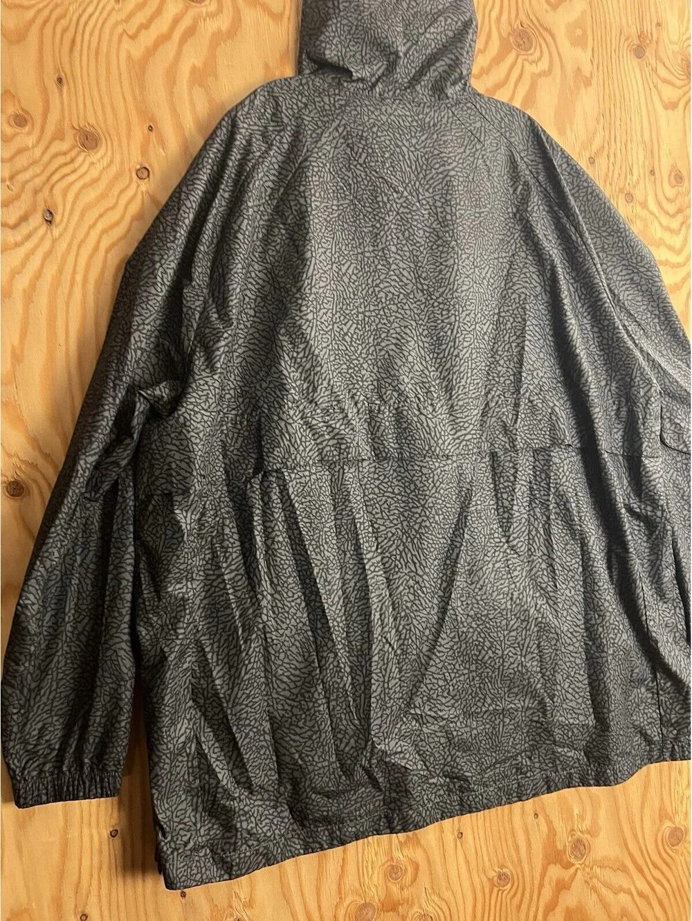 Nike Air Jordan 1988 Wings Anorak Jacket Mens 2XL Cement 1/2 Zip AJ0428-021